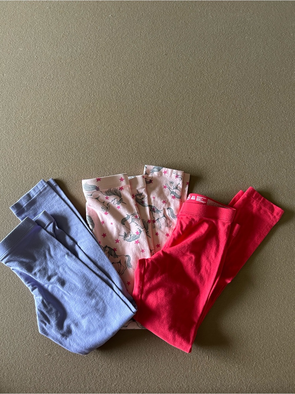wonder nation Girls 3-Pack Leggings — Pink, Mint & Lavender